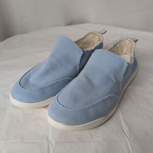 Vionic Beach Malibu Women's Light Blue Slip-On Flats